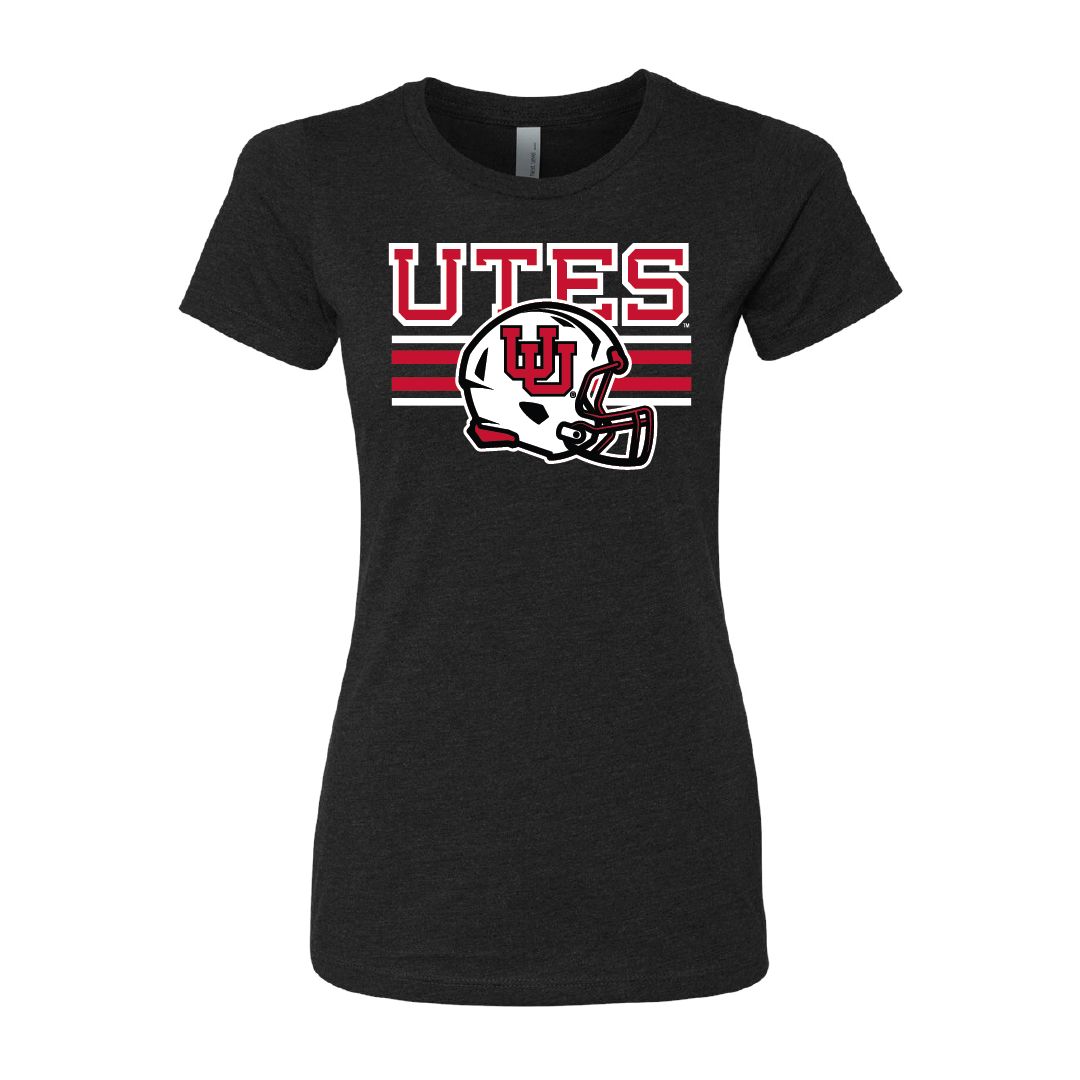 Utes W/New UU Helmet Womens T-Shirt