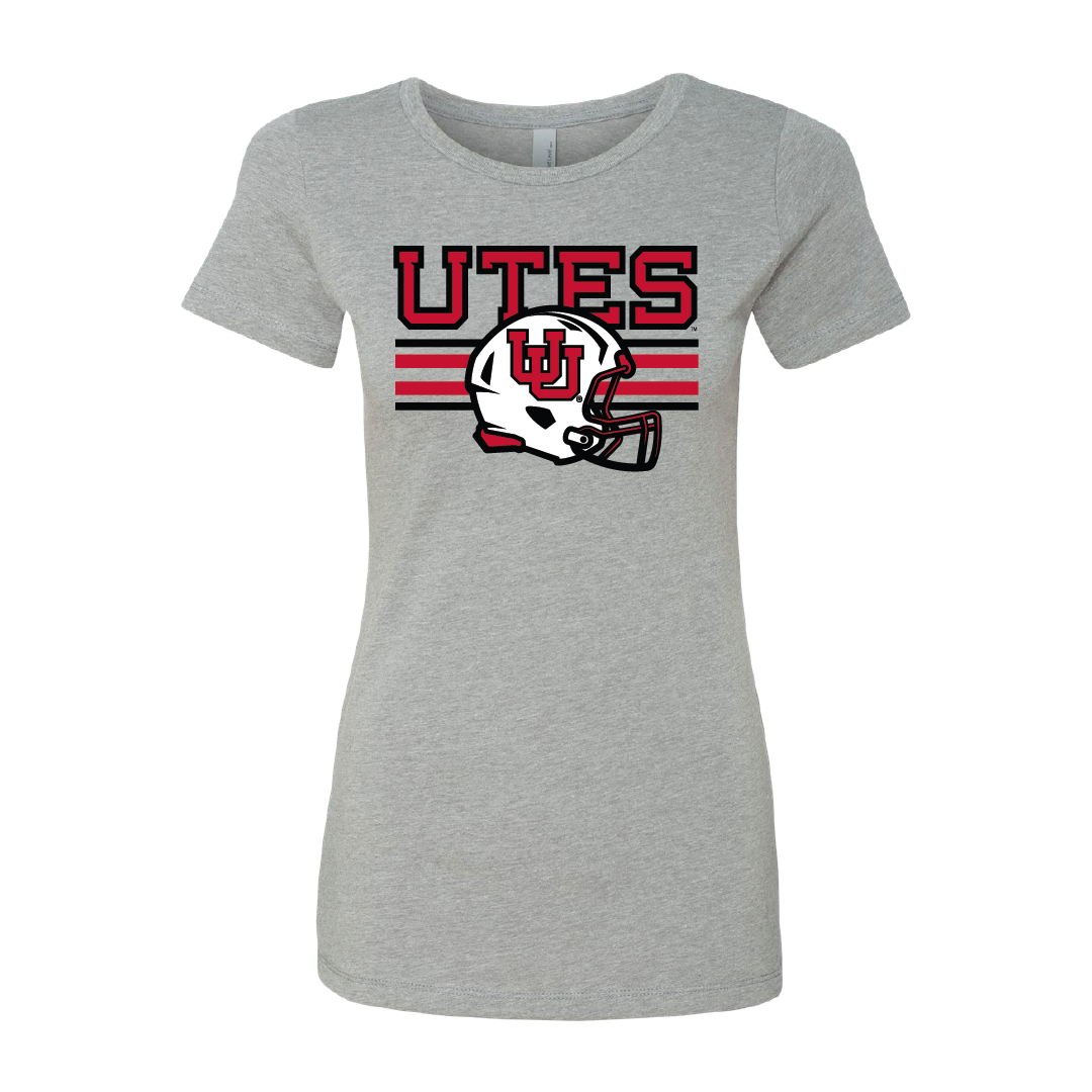 Utes W/New UU Helmet Womens T-Shirt