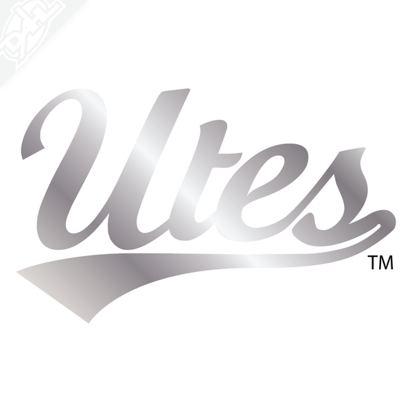 Utes Script Vinyl Decal