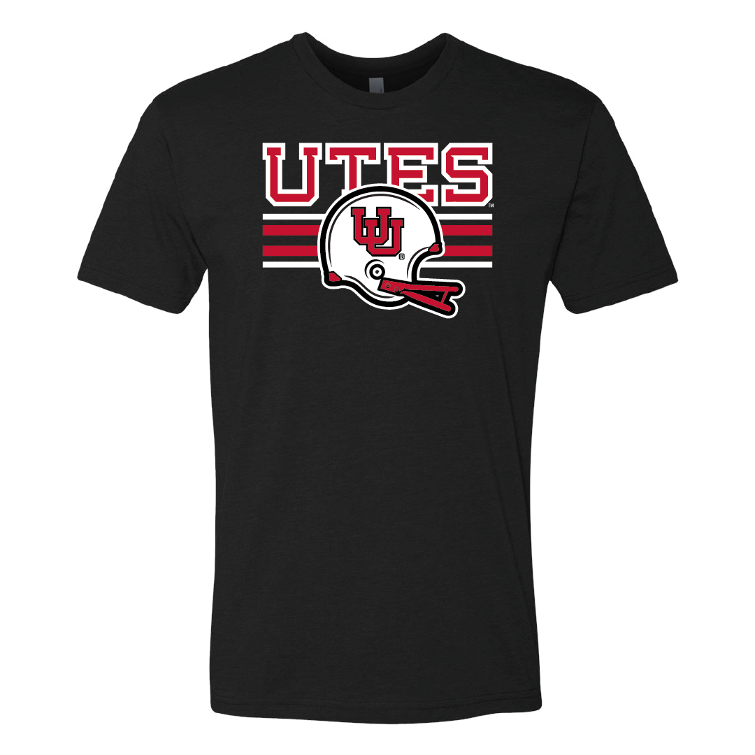 Utes W/Throwback Interlocking UU Helmet Youth T-shirt