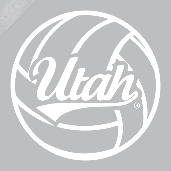 Utah Volley  Volleyball Vinyl Decal