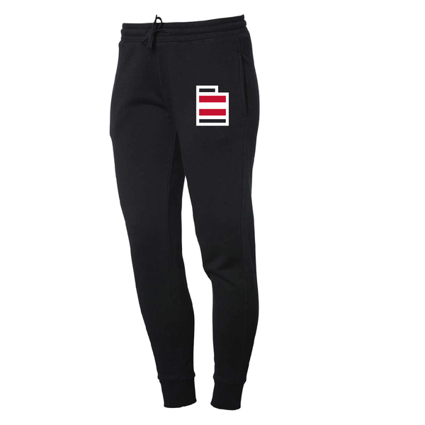 Women's Midweight Fleece Black Joggers