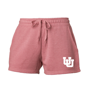 Women's Midweight Fleece Dusty Rose Shorts