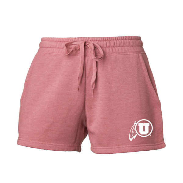 Women's Midweight Fleece Dusty Rose Shorts