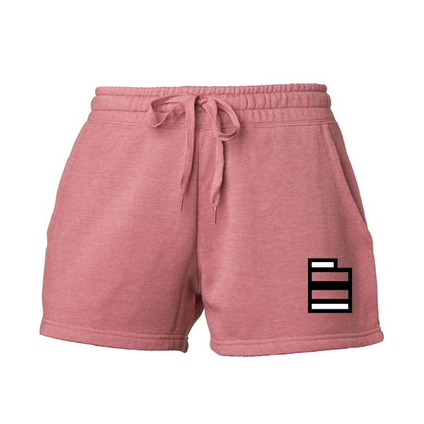 Women's Midweight Fleece Dusty Rose Shorts