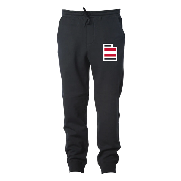 Toddler Midweight Fleece Black Joggers