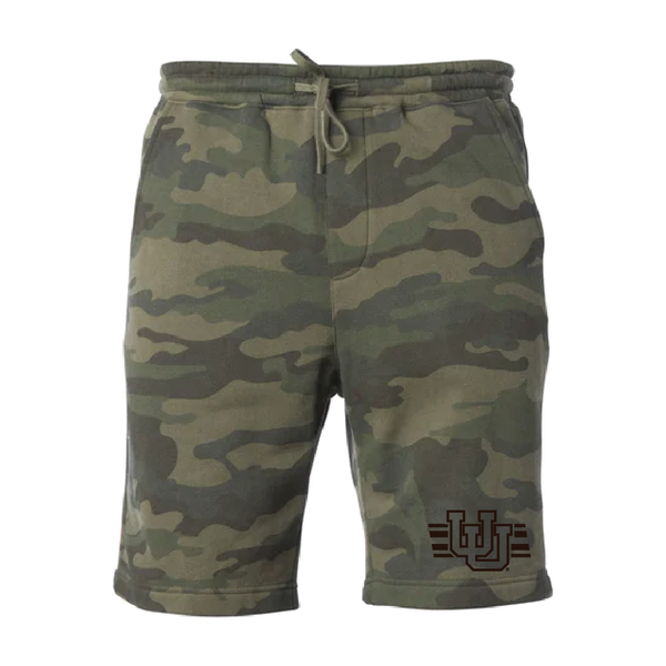 Youth Midweight Fleece Camo Shorts