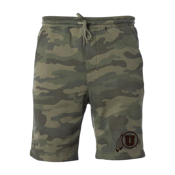 Toddler Midweight Fleece Camo Shorts