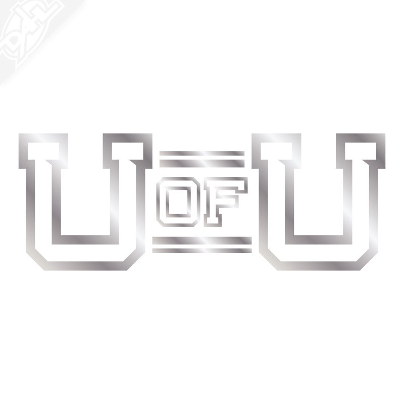 U of U Vinyl Decal