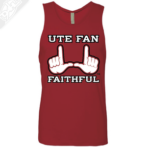 Ute Fan Faithful  - Mens Tank Top